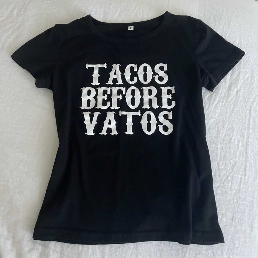 Tacos Before Vatos Tee